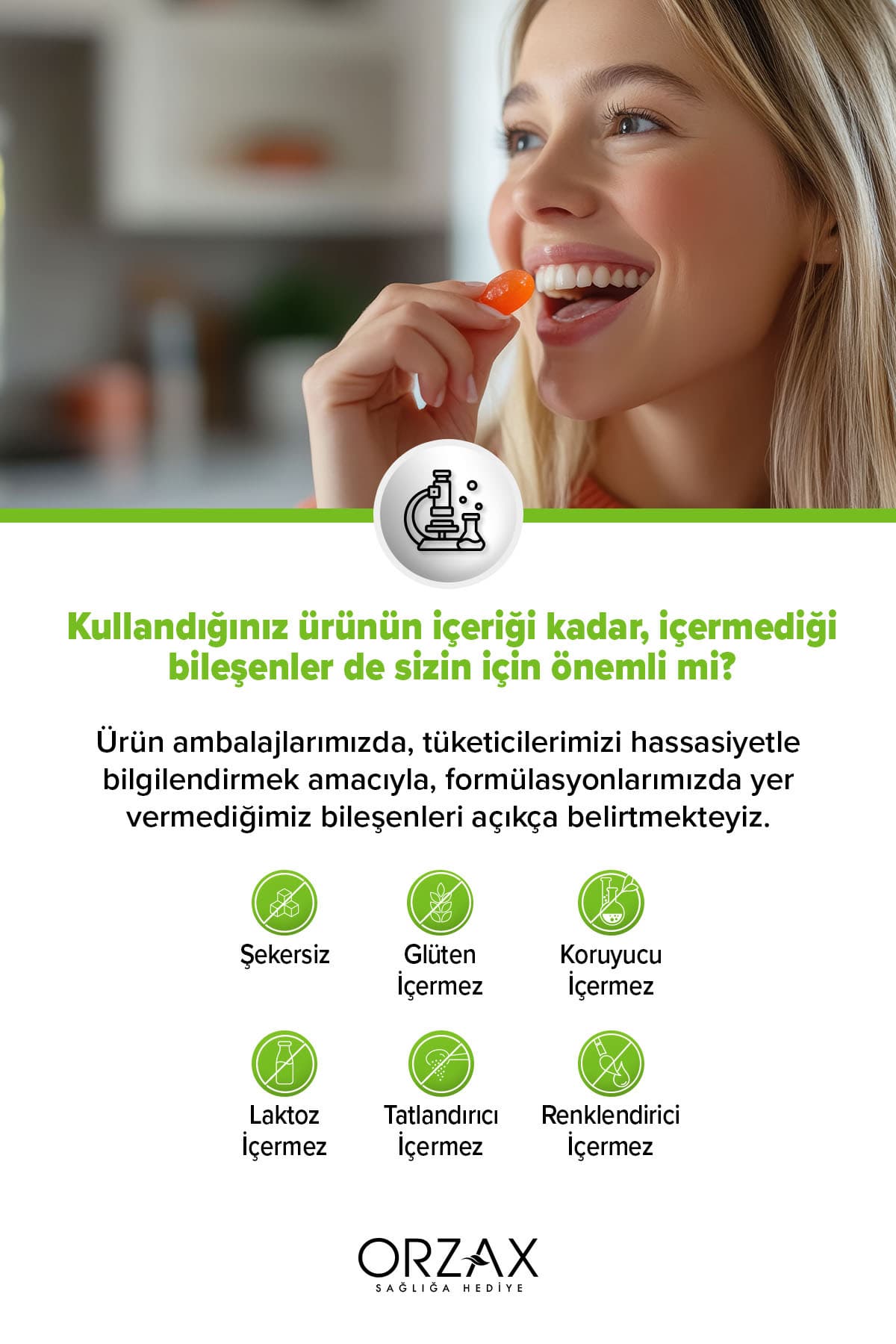 Gummies Apple Cider Vinegar 60 Çiğnenebilir Jel Form