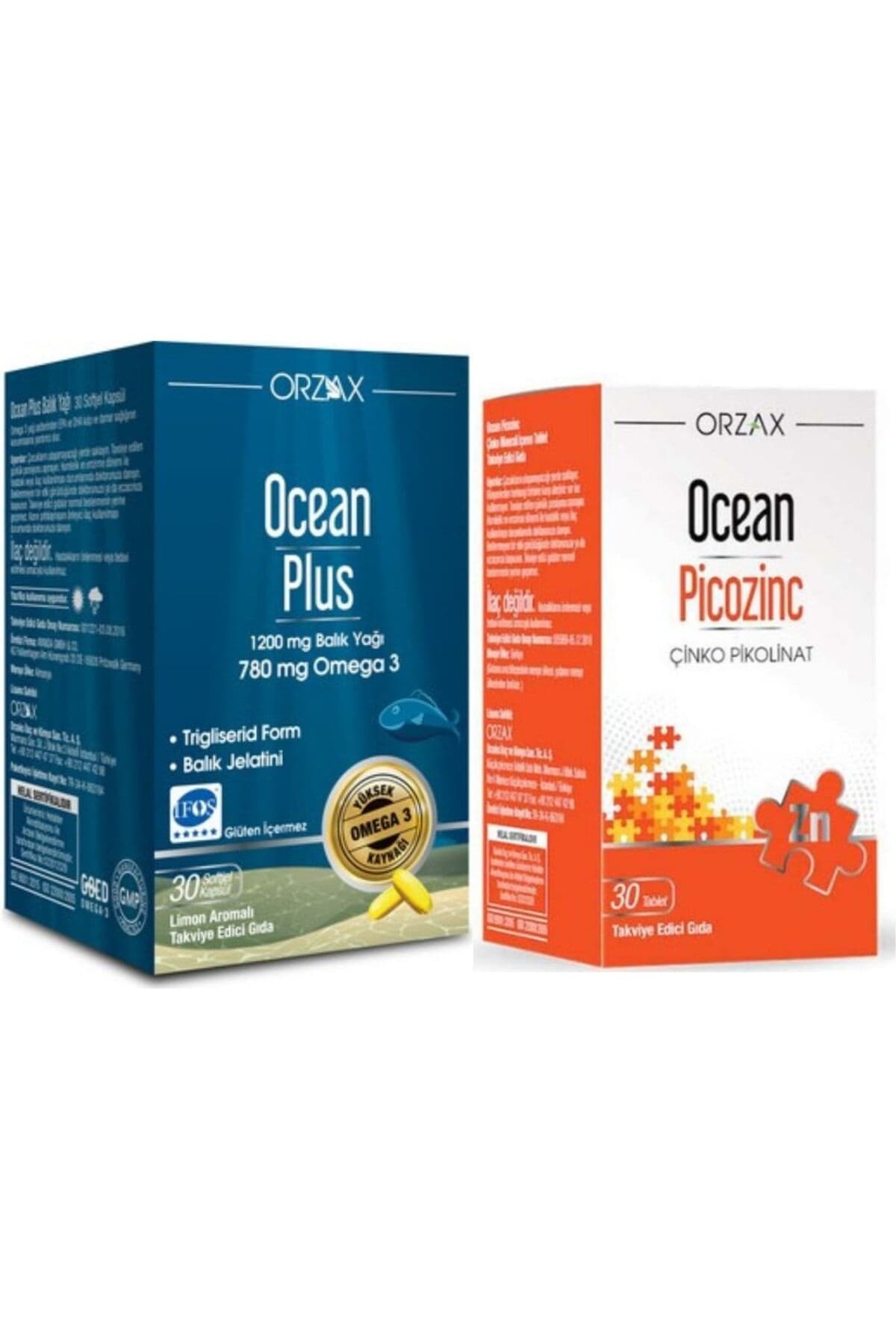 Plus Omega 3 1200 Mg 30 Kapsül + Picozinc Çinko Pikolinat 30 Kapsül