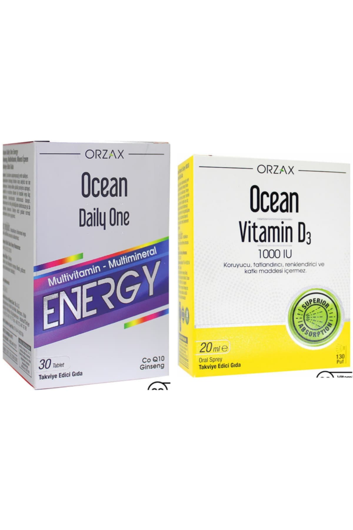 Vitamin D3 1000ıu 20ml Sprey + Daily One Energy 30 Tablet