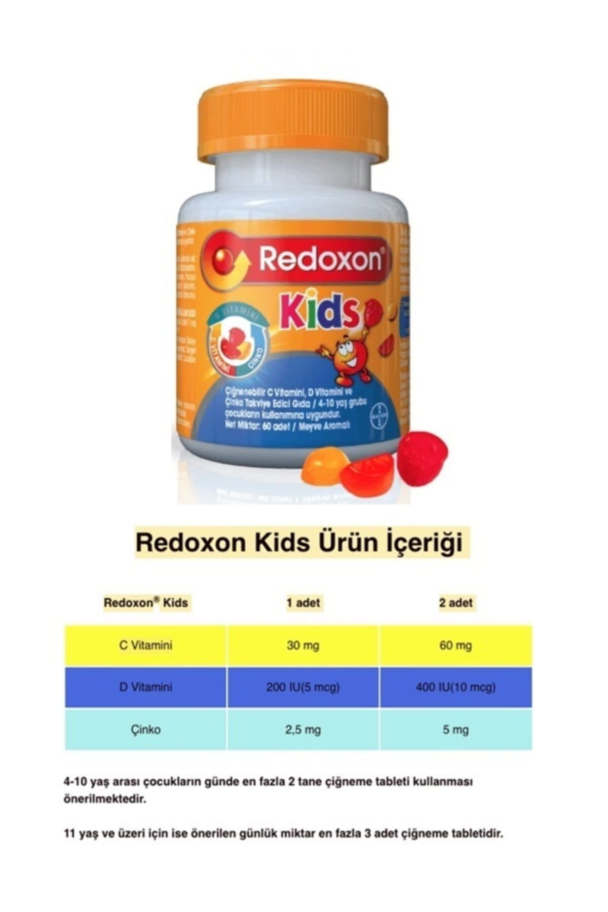 Kids 60 Tablet (c, D, Çinko) + Balık Yağı 30 Kapsül+ D3 K2 Vitamin Damla 20 Ml