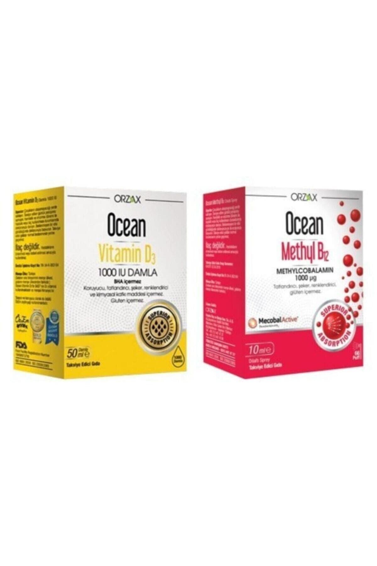 Methyl B12 10ml Sprey Ve Vitamin D3 1000ıu 50ml Damla