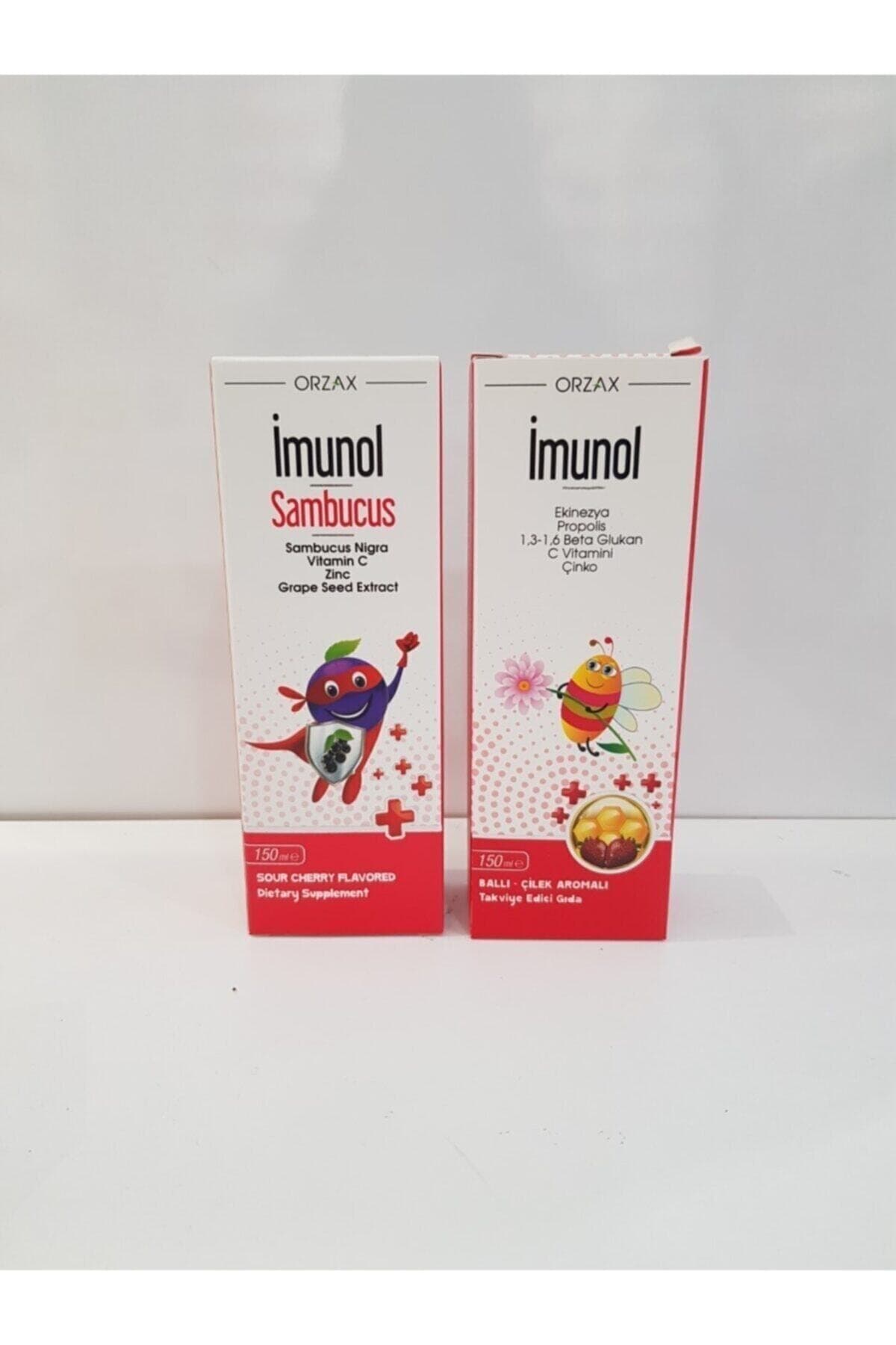 Imunol Şurup 150 ml + İmunol Sambucus Şurup 150 ml Sınav Seti