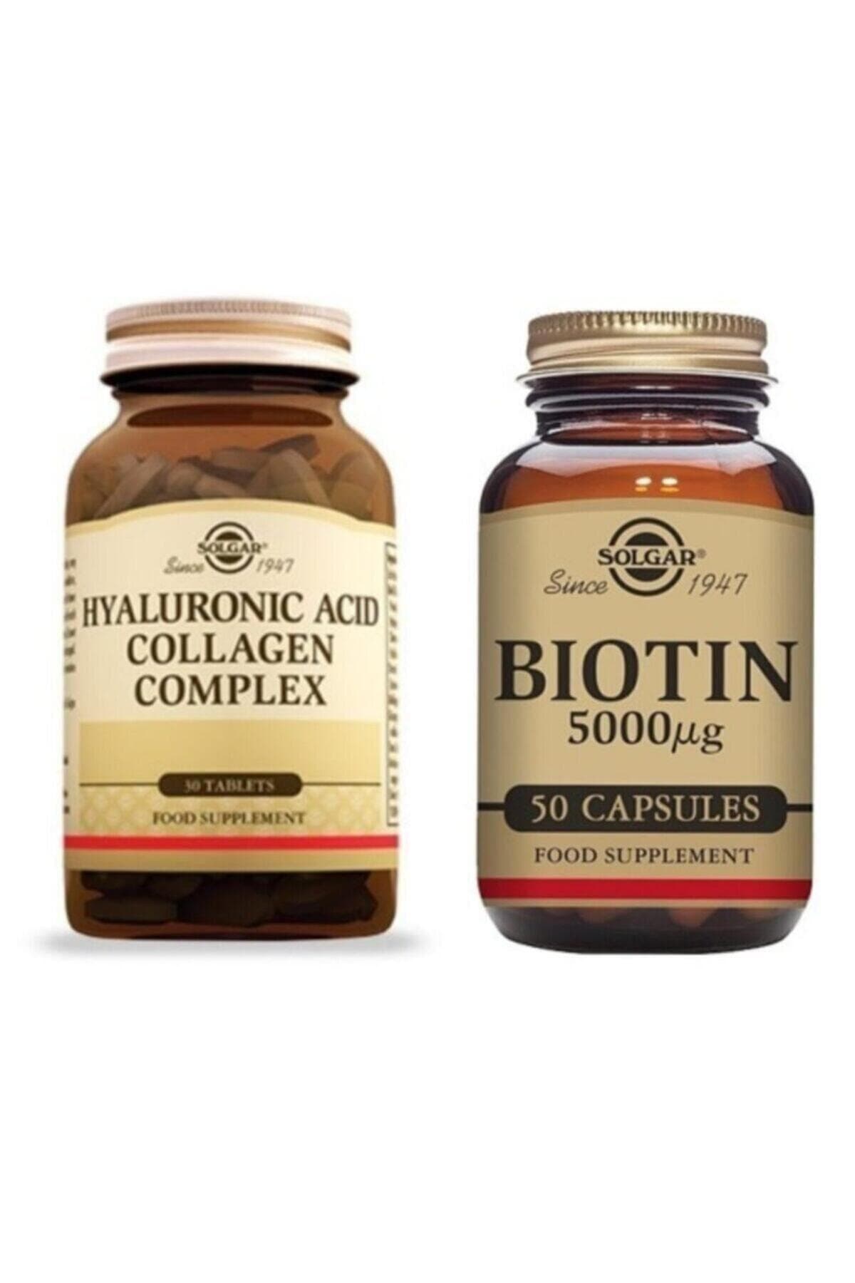 Hyaluronic Acid Collagen Complex Ve Biotin 5000 Mcg 50 Kapsül