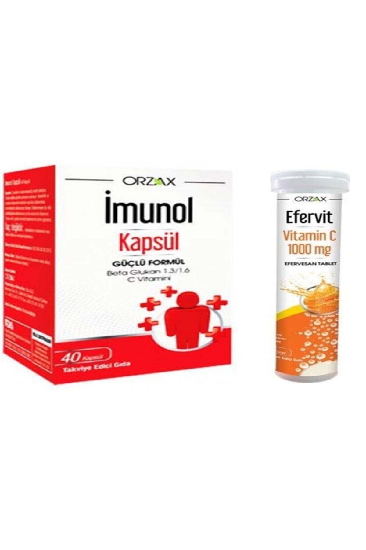Imunol 40 Kapsül Efervit Vitamin C 10 10 Efervesan Tablet