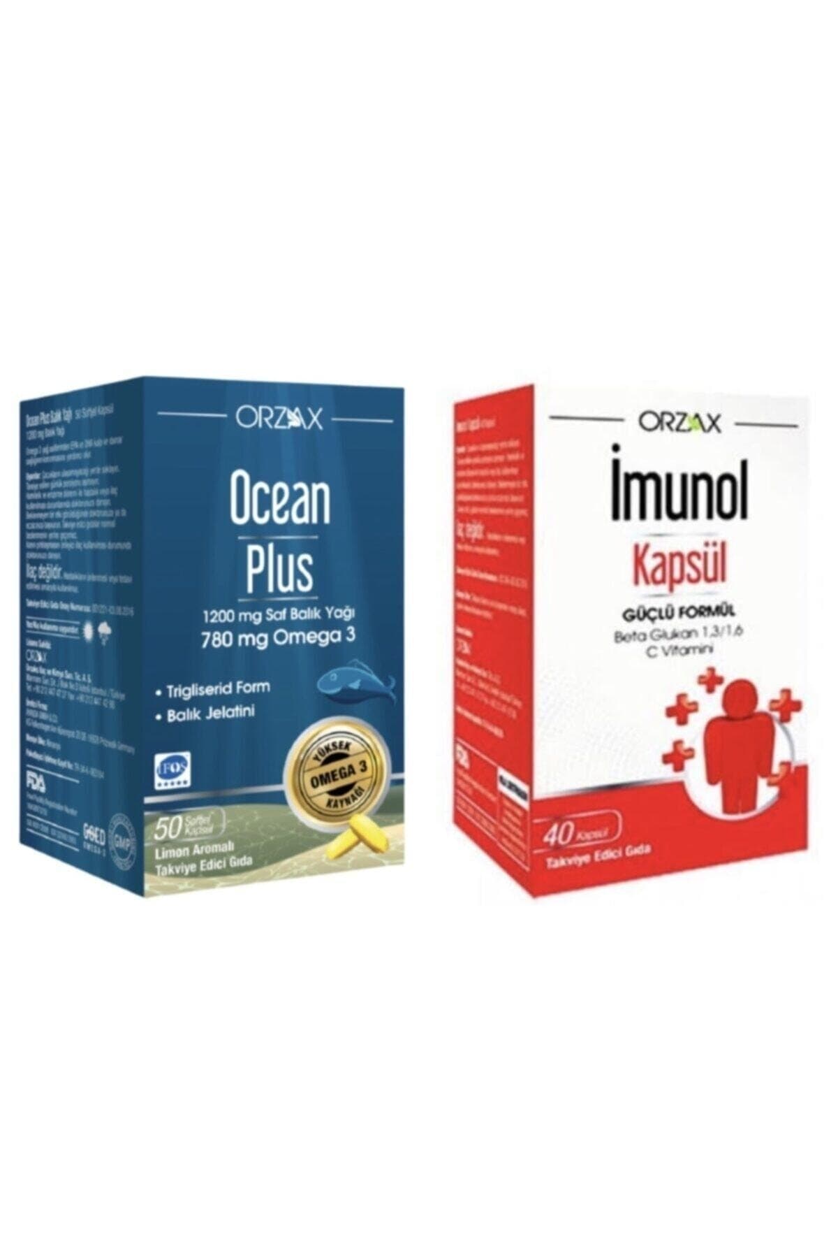 Ocean Plus Omega 3 1200 Mg 50 Kapsül Ve Imunol 40 Kapsül