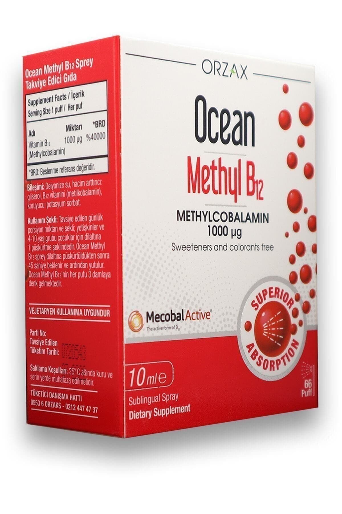 Methyl B12 1000 Mg 10 Ml Dilaltı Sprey / 66 Doz