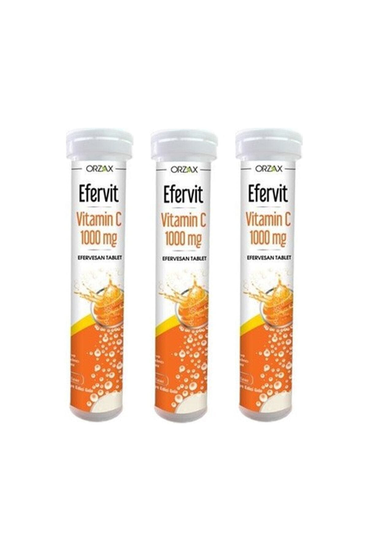 Efervit Vitamin C 1000mg 20 Efervesan Tablet 3 Adet