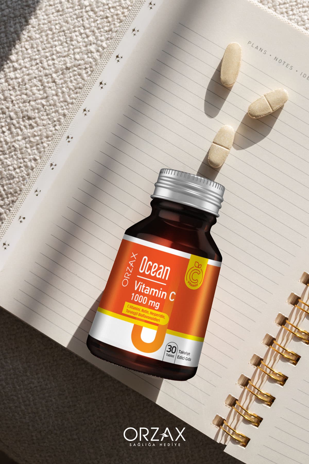 Orzax Vitamin C 1000 mg 30 Tablet