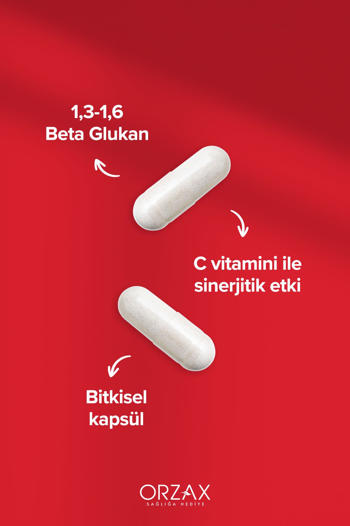 Beta Glukan 1,3/1,6 Ve C Vitamini Içeren Imunol 40 Kapsül