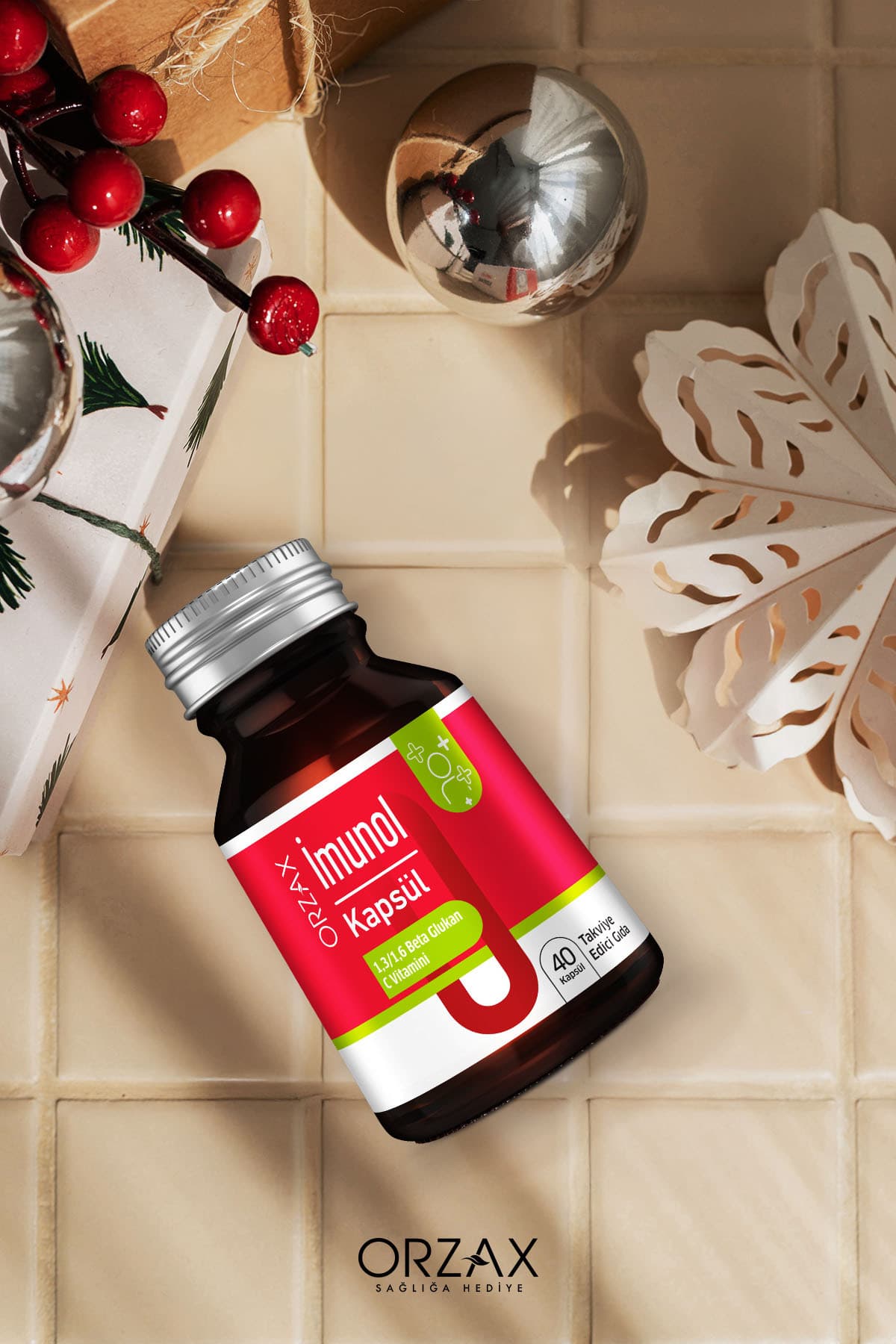 Beta Glukan 1,3/1,6 Ve C Vitamini Içeren Imunol 40 Kapsül