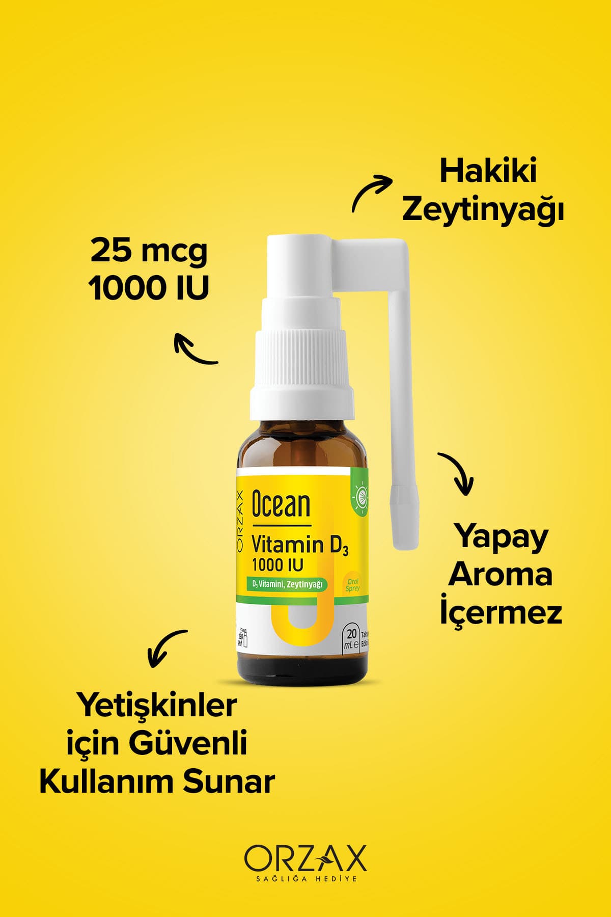Vitamin D3 1000 IU Sprey 20 ml