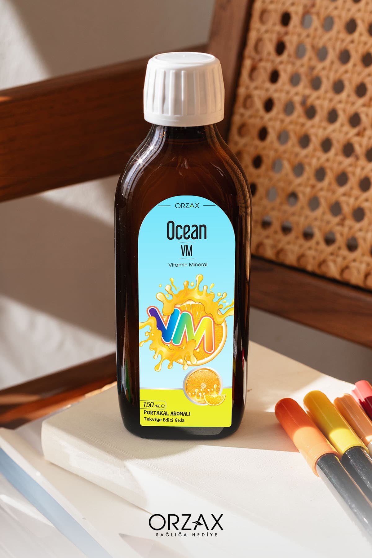 Vm Vitamin Mineral 150ml Portakallı Şurup