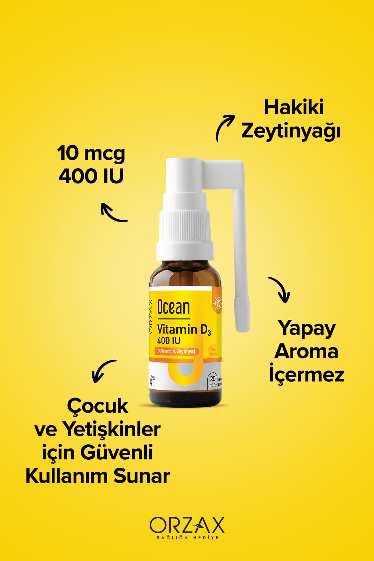 Vitamin D3 400 IU Sprey 20 ml