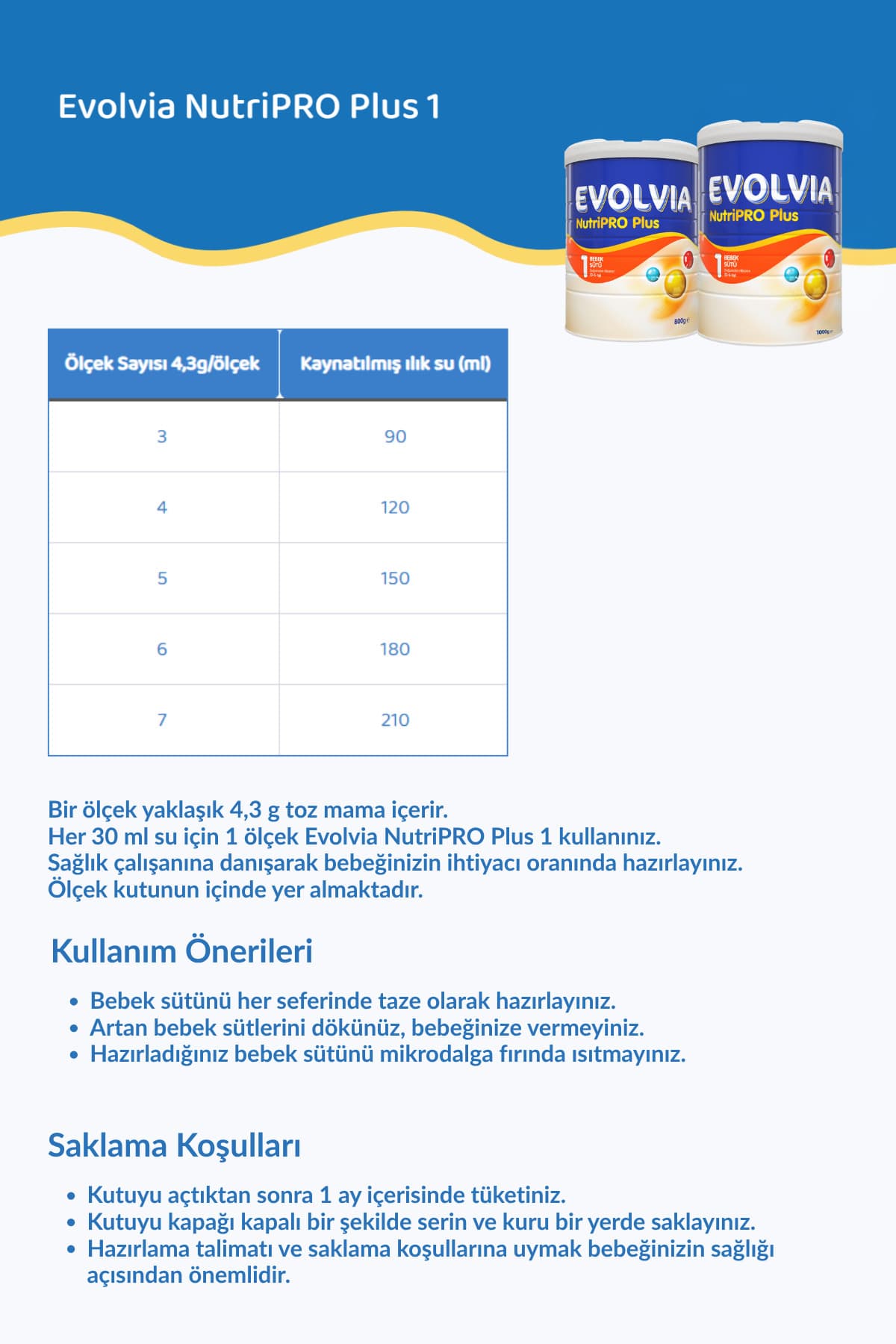 Nutripro Plus 1 Bebek Sütü 800 gr X 3 Adet