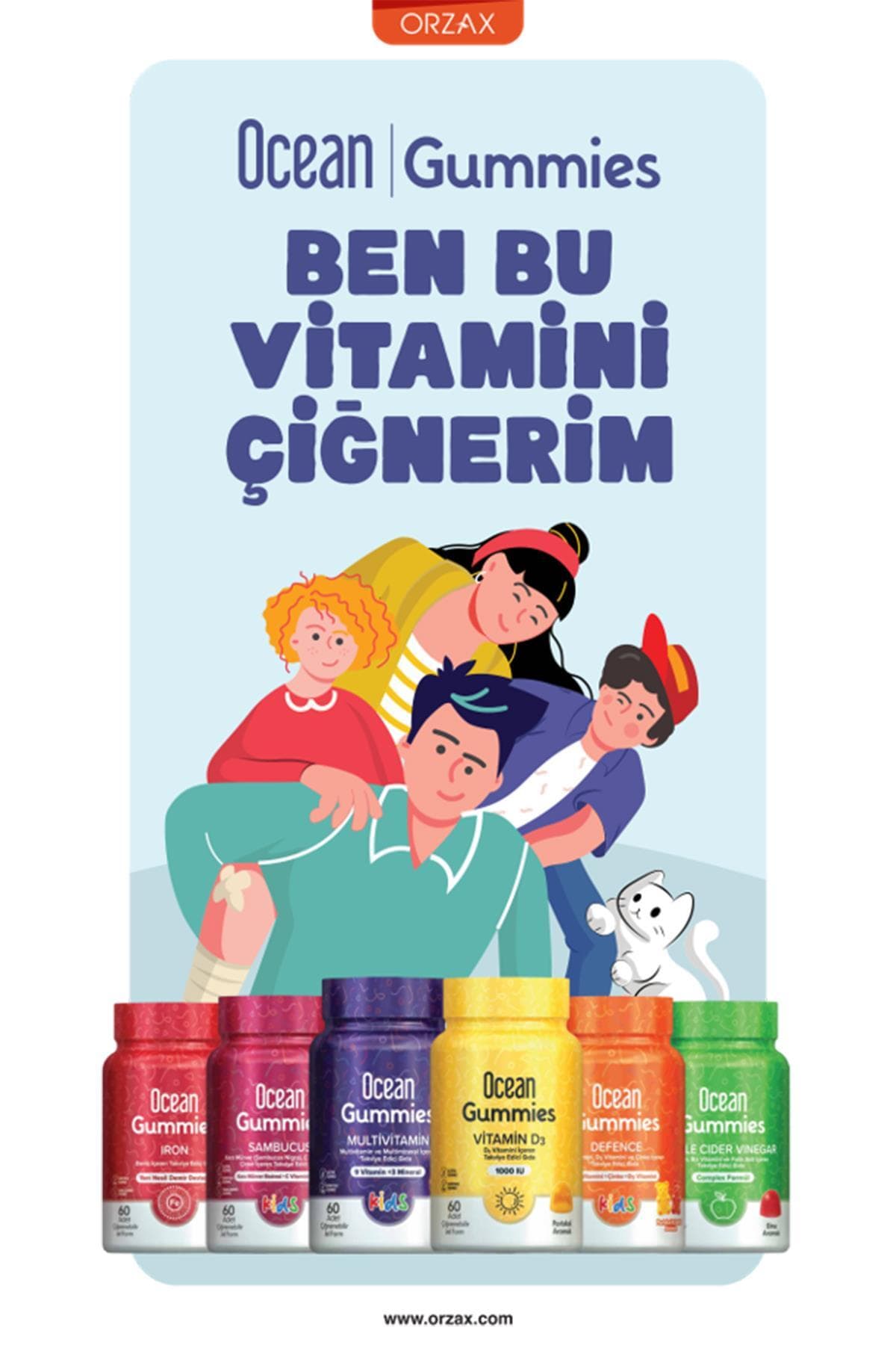 Gummies Tam Destek 6'lı Paket