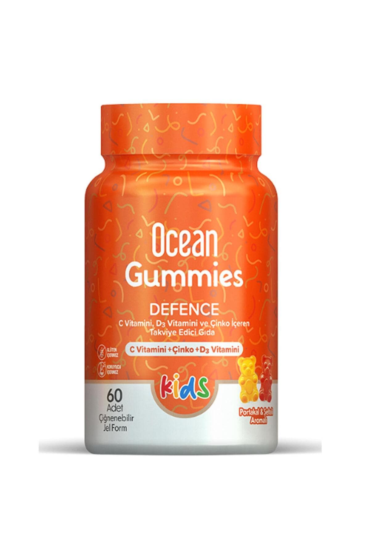 Gummies Defence Kids 60 Adet Çiğnenebilir Jel Form