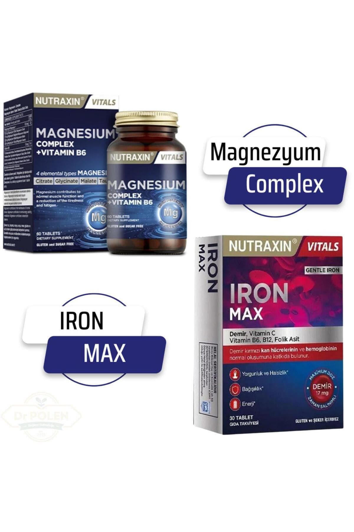 Magnezyum Complex 60 Tablet 125 Mg & Iron Max 17 Mg